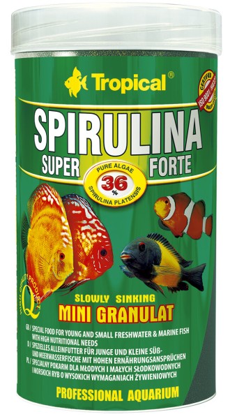 Super Spirulina Forte 36% Mini Granulat - Tropical - Aquaristik-Deals