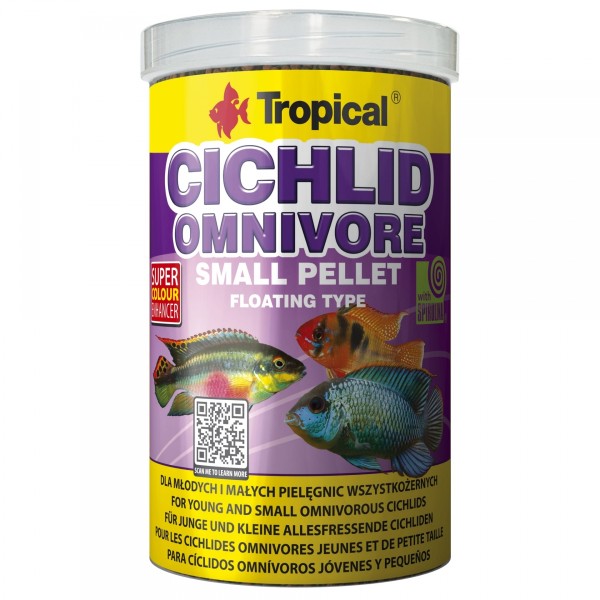 Cichlid Omnivore Small Pellet - Tropical - Aquaristik-Deals