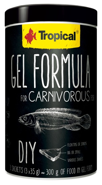 Gel Formula Carnivore (DIY - Do it yourself Futtergelee) - Tropical - Aquaristik-Deals